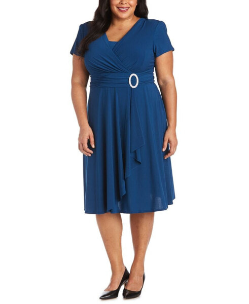 Plus Size Cascade Dress