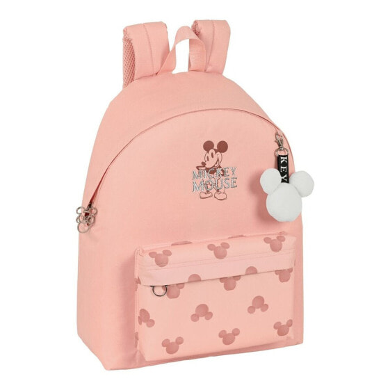 Школьный рюкзак Mickey Mouse Clubhouse Cotton Розовый 33 x 42 x 15 cm