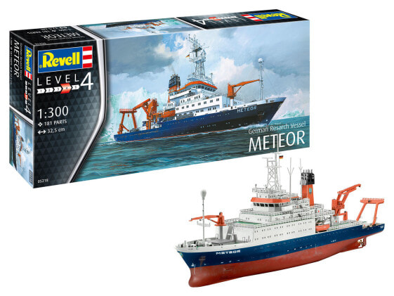 Revell German Research Vessel Meteor - Research vessel model - Assembly kit - 1:300 - Boy - 181 pc(s) - 12 yr(s)