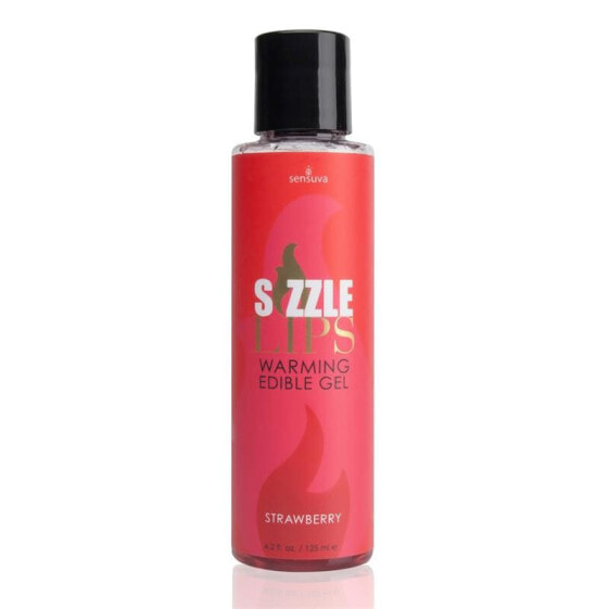 Возбуждающее средство Sensuva Sizzle Lips Edible Warming Gel Strawberry 125 мл