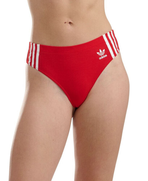 Women's 3-Stripes Wide-Side Thong Underwear 4A1H63