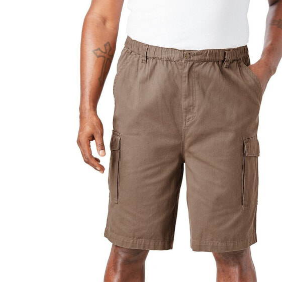 Big & Tall by KingSize Renegade 9" Full Elastic Waist Cargo Shorts