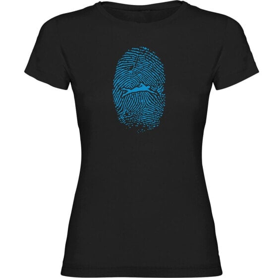 KRUSKIS Swimmer Fingerprint short sleeve T-shirt