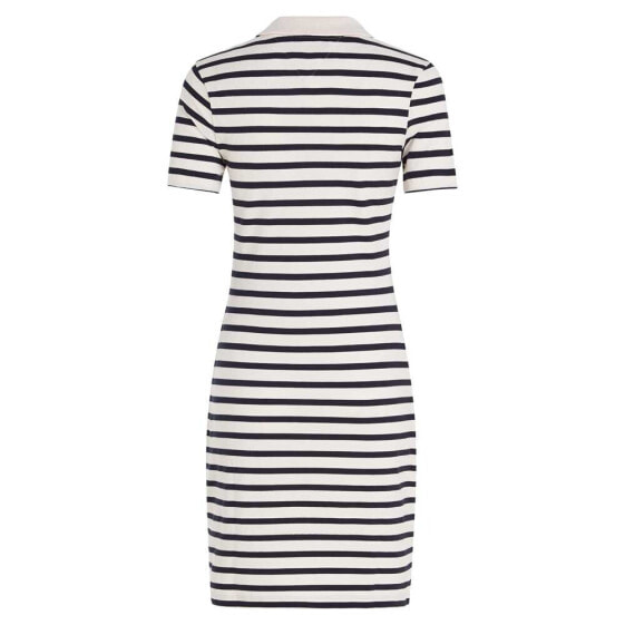 TOMMY HILFIGER 1985 Slim Pique Str Short Sleeve Dress платья Цвет