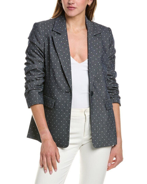 Elie Tahari Ruched Blazer Women's