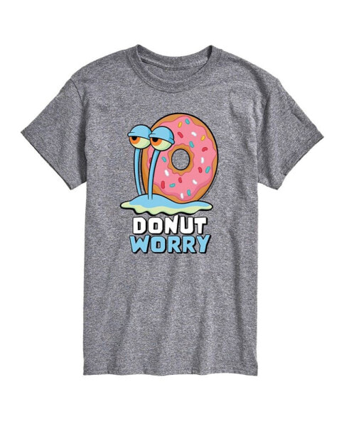 Men's SpongeBob Donut Worry Short Sleeve T-shirt