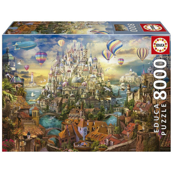 EDUCA BORRAS 8000 Pieces Dream Town Puzzle