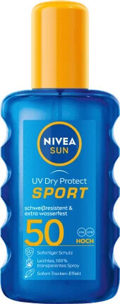 Sonnenspray UV Dry Protect Sport, LSF 50, 200 ml