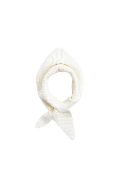 Wool - cotton knit neckerchief
