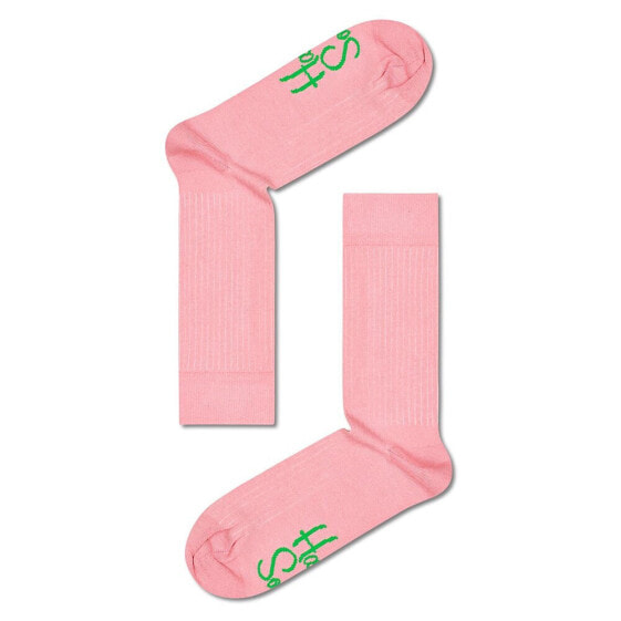 Happy Socks HS603-R Solid Rib socks