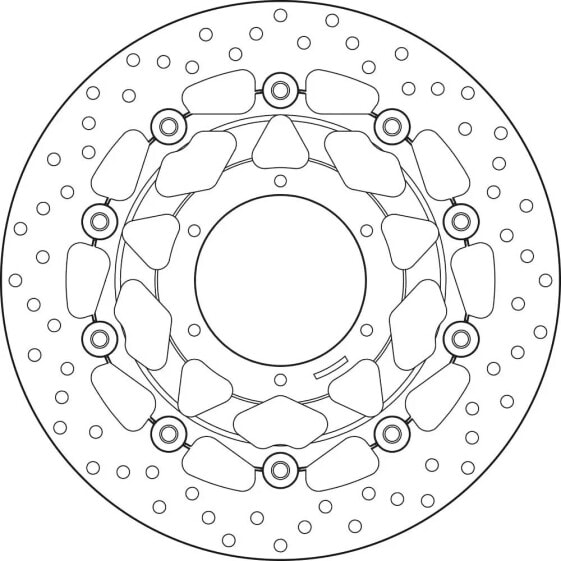 BREMBO 78B40867 Floating Front Brake Disc