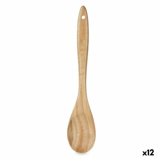 Ladle Natural Wood 7 x 35 x 2 cm (12 Units)