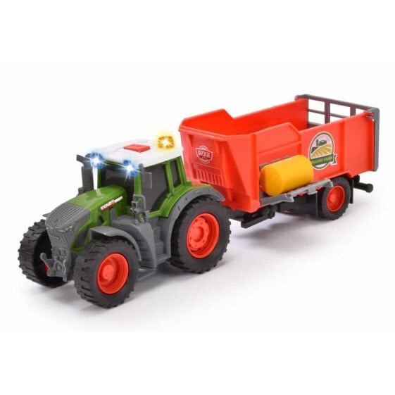 DICKIE TOYS Tractor Fendt Granja Trailer 26 cm Light And Sound
