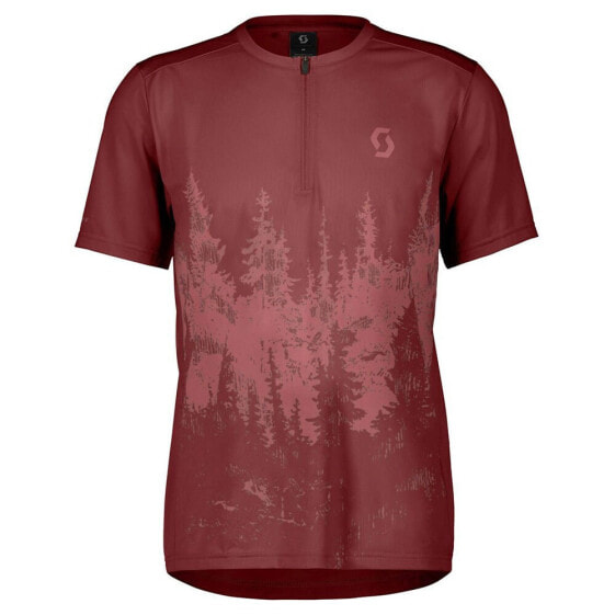 SCOTT Trail Flow Zip short sleeve jersey