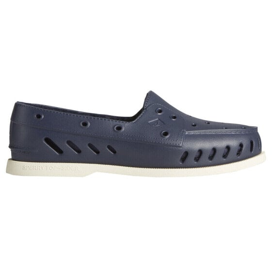 Sperry AO Float Cozy Lined Slip On Mens Blue Casual Shoes STS23886