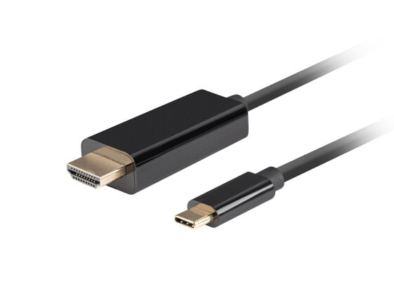 Lanberg CABLE USB-C(M)->HDMI(M) 0.5M 4 - Cable - Digital