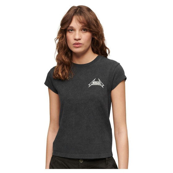 SUPERDRY Metallica Cap Band short sleeve T-shirt