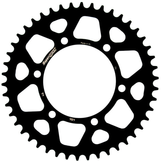 SUPERSPROX Aluminium Suzuki 520x46 RAL486X46BLK Rear Sprocket