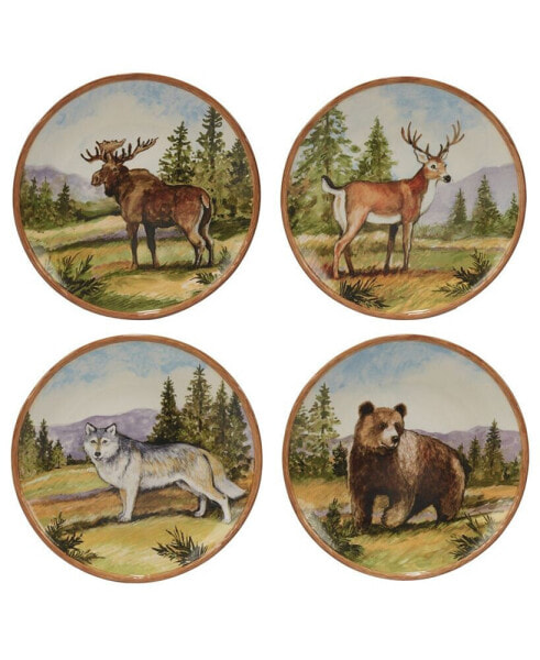 Mountain Summit Set of 4 Dinner Plates