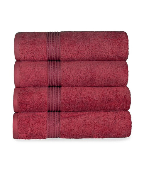 Solid Quick Drying Absorbent 3 Piece Egyptian Cotton Assorted Towel Set