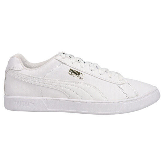 Puma Match Star Lace Up Mens White Sneakers Casual Shoes 380204-01