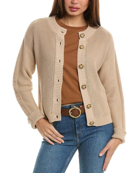 Hannah Rose Honeycomb Knit Cashmere-Blend Sweater Women's