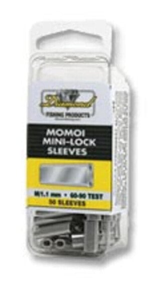 Momoi Mini Lock Aluminum Crimping Sleeves-50 Pk , LL/1.6mm