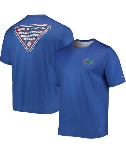 Men's Royal Florida Gators Terminal Tackle Omni-Shade T-shirt