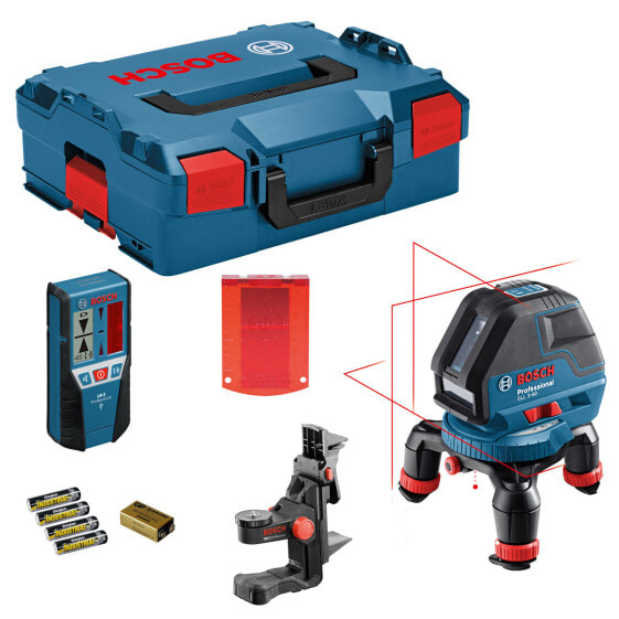 Bosch Linienlaser GLL 3-50 Professional im Set + BM 1 + LR 2 in L-BOXX Gr. 2