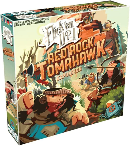 Pretzel Games – Flick 'em Up. Red Rock Tomahawk Expansion – English