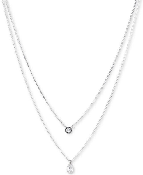 DKNY double Row Pendant Necklace, 16" long + 3" Extender, Created for Macy's