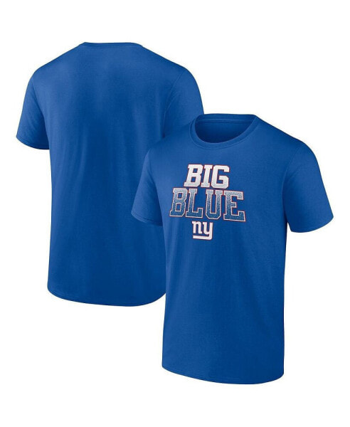 Men's Royal New York Giants Big Blue Heavy Hitter T-shirt