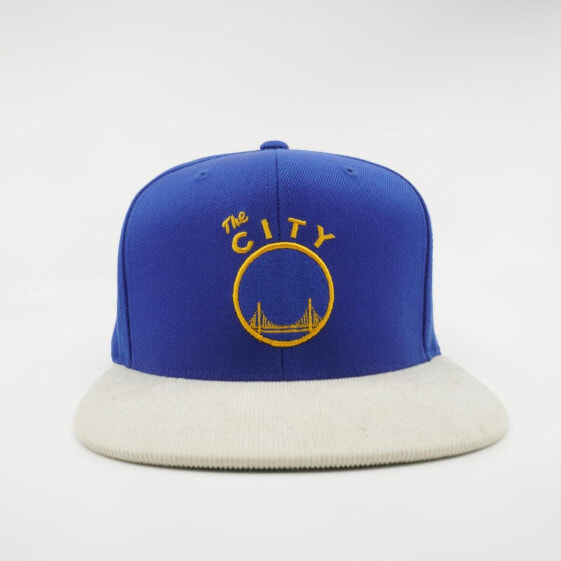 Mens Mitchell & Ness NBA Golden State Warriors Replay Tonal Corduroy 2T Snapback