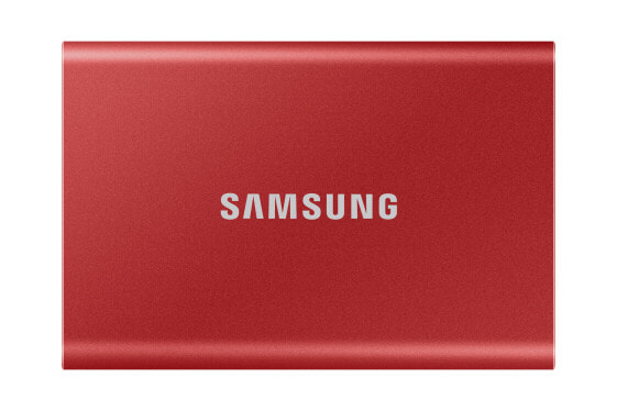 Samsung Portable SSD T7 - 500 GB - USB Type-C - 3.2 Gen 2 (3.1 Gen 2) - 1050 MB/s - Защита паролем - Красный