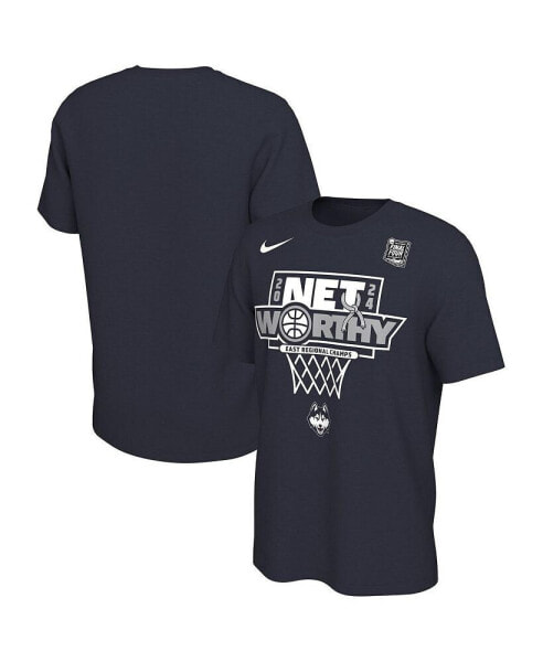 Unisex Navy UConn Huskies 2024 NCAA Men's Basketball Tournament March Madness Final Four Locker Room T-Shirt