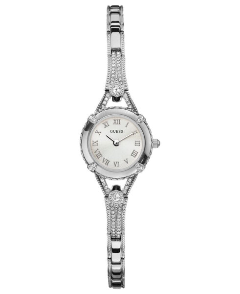Watch, Women's Silver Tone Bracelet 22mm U0135L1