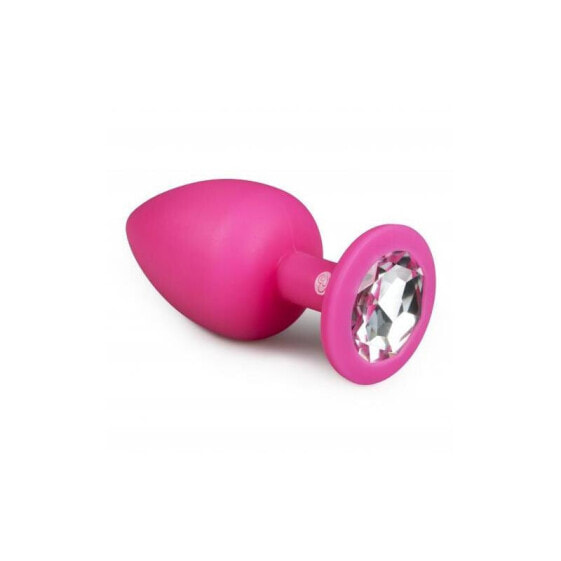 Анальная пробка EasyToys Diamond Plug Large - Pink