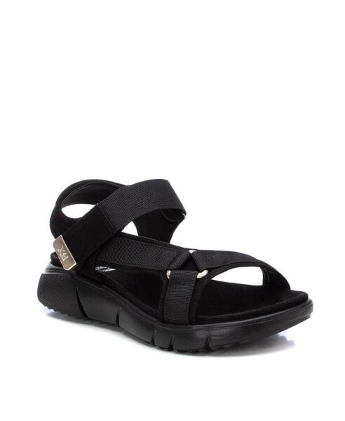 Women's Suede Sandals By Black