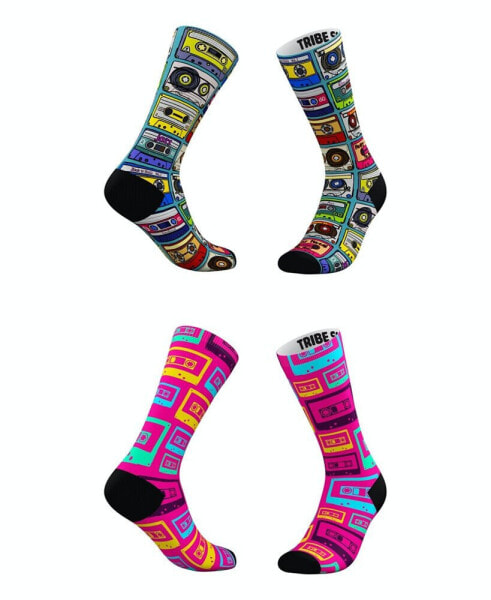 Носки женские Tribe Socks Cassette Tape, комплект из 2 pairs