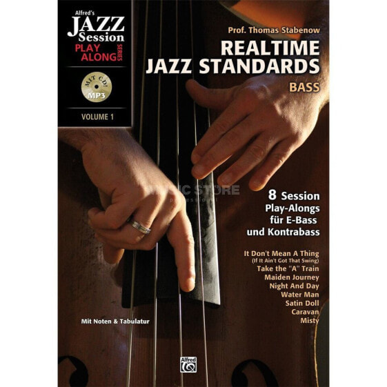 Alfred Music Realtime Jazz Standards - Bass