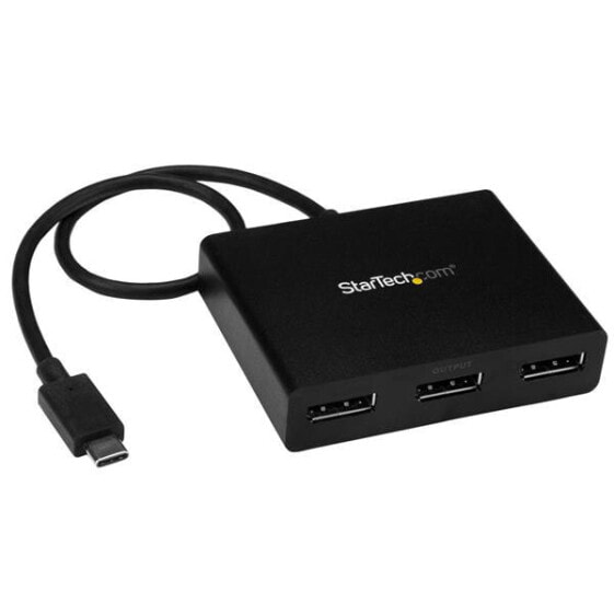 Адаптер StarTech.com 3-Port Multi Monitor - USB-C to 3x DisplayPort 1.2 Video Splitter