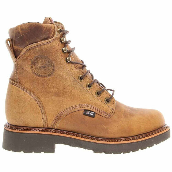 Justin Original Workboots Blueprint 8 Inch Electrical Soft Toe Work Mens Brown