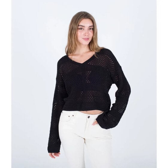 Свитер вязаный от Hurley Easy Times Crochet V Neck