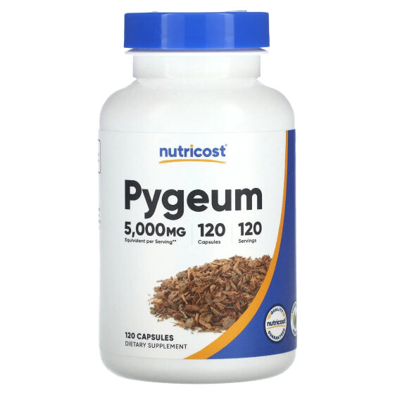 Nutricost, Pygeum, 5000 мг, 120 капсул