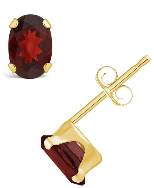 Серьги Macy's Gemstone Stud  Yellow Gold