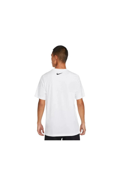 Big Swoosh Tişört, Erkek Beyaz Stil T-Shirt, Swoosh Beyaz Tişört