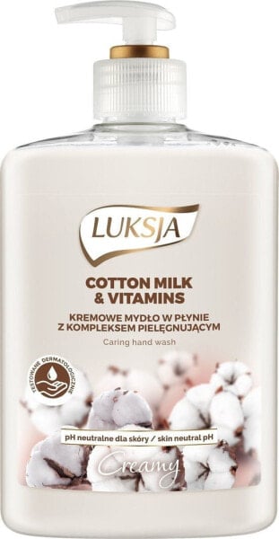 Жидкое мыло Luksja Creamy Cotton Milk & Vitamins 500 мл