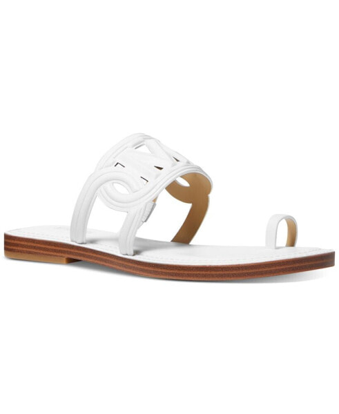 Women's Alma Logo-Strap Flat Sandals