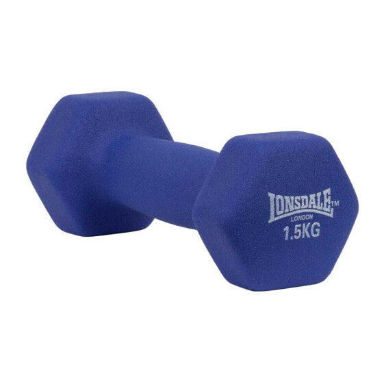 LONSDALE Fitness Weights Neoprene Coated Dumbbell 1.5kg 1 Unit