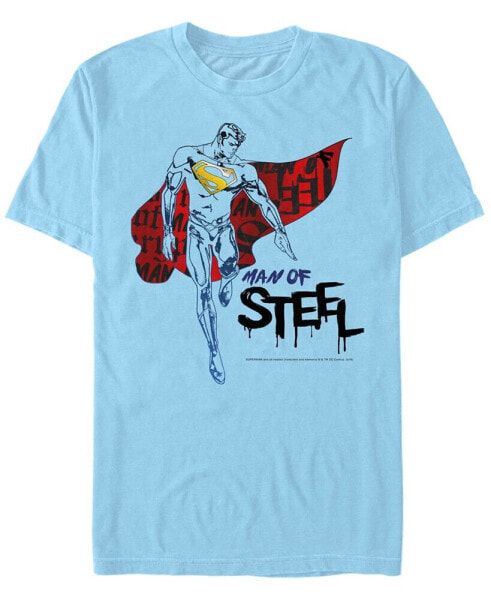 DC Men's Superman Man of Steel Short Sleeve T-Shirt